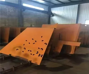 Artistic Decorative Steel Screen Partition Modern Simple Laser   Cutting Screen