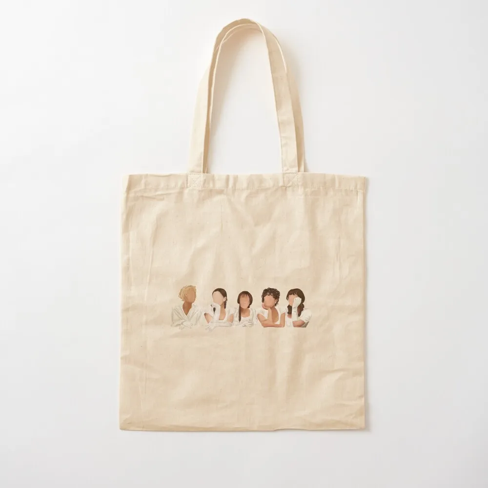 Bennet Sisters Tote Bag حقيبة قماش مخصصة أكياس تسوق قابلة لإعادة الاستخدام أكياس تسوق قابلة للطي أكياس بقالة قابلة لإعادة الاستخدام