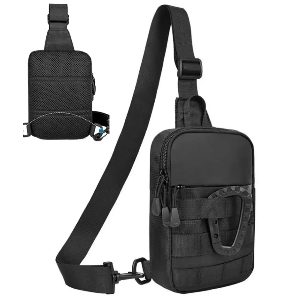 

Portable Mini Sling Bag Waterproof with Adjustbale Strap Chest Bag Large Capacity Crossbody Bag for Women Men