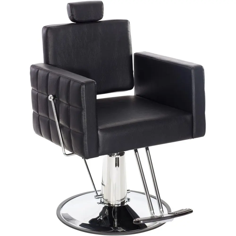 

Hydraulic Reclining Salon Chair - Wide Seat, Removable Footrest, Spring-Loaded Backrest, Y-192A