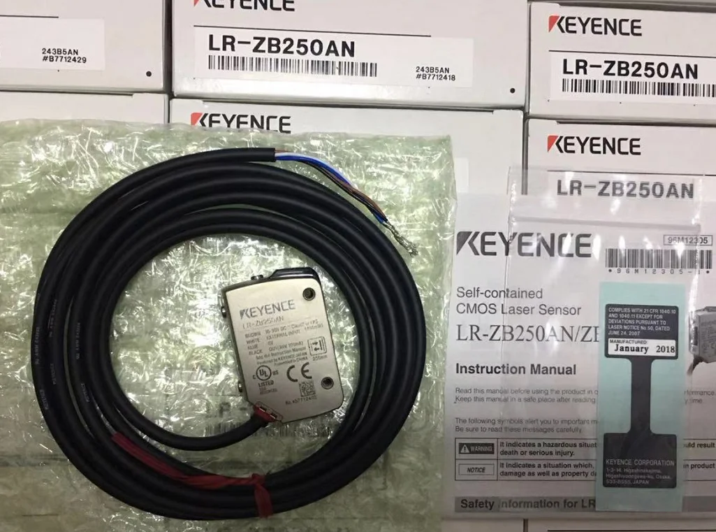 Japan KEYENCE Laser Sensor LR-ZB250AN Brand New Original Genuine, Fake One Penalty Ten