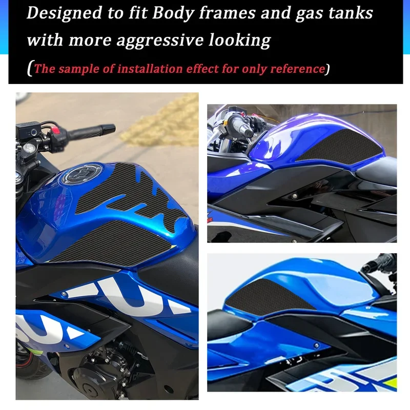 For Suzuki GSXR 250r GSX-R 250 GSX250R Motorcycle Anti Slip Fuel Oil Tank Pad Side Knee Grip Decal Protector Water Proof Sticke