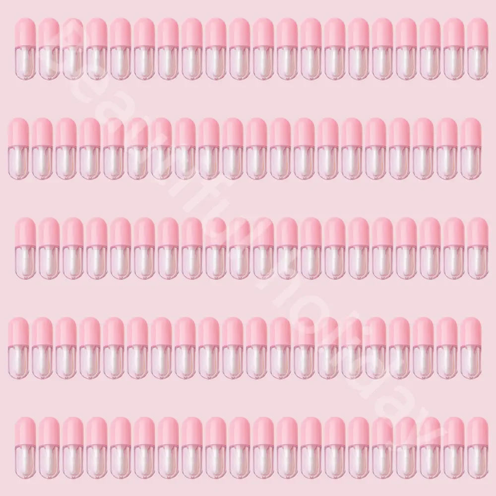 50/100pcs 2ML Empty Lip Gloss Tube Plastic Refillable Bottles Liquid Lipstick Container Lipgloss Sample Bottle Lip Gloss Tubes