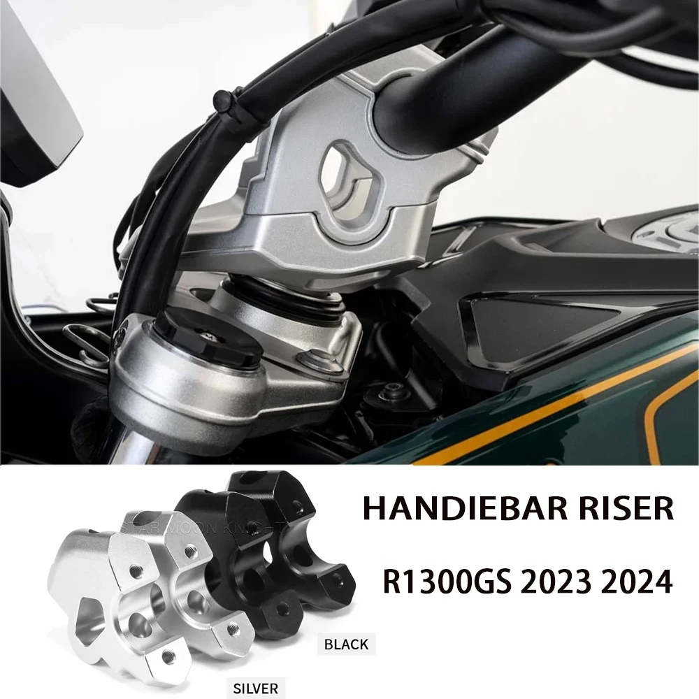 For BMW R 1300GS R1300GS 2023 2024 New Handlebar Riser Clamp Increased 38mm Rear Moved 27mm Motorcycle Handlebar Riser