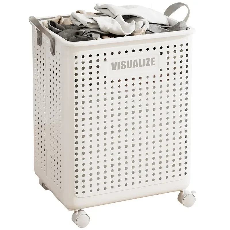 

Foldable Laundry Basket hamper with casters for Washing Clothes