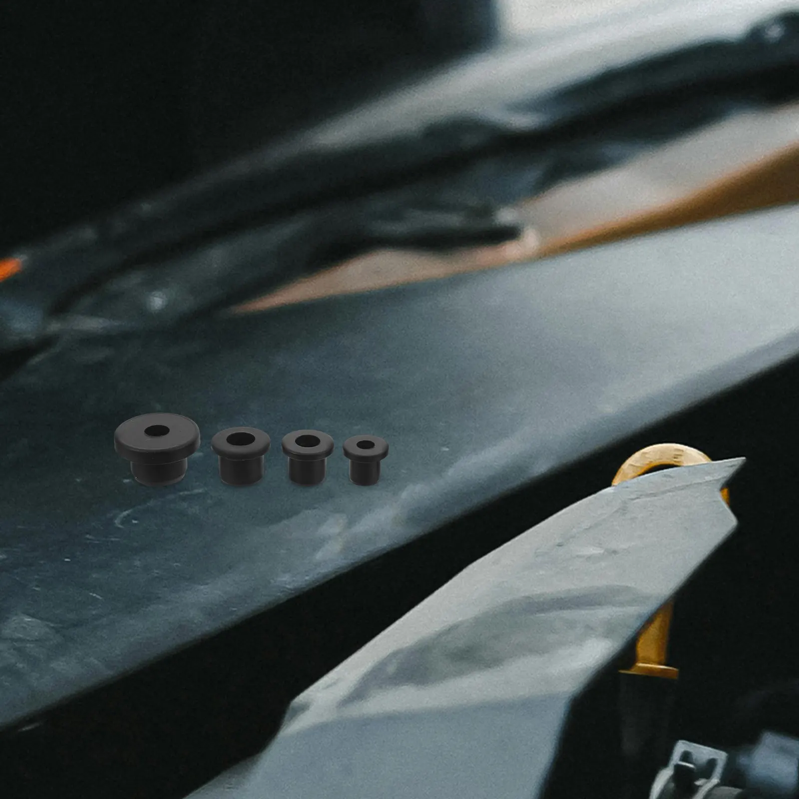 

100 шт. силиконовых Т-образных втулок (гильз) для кабелей, термостойкие, для металлических панелей, водонепроницаемый комплект для герметизации проводов