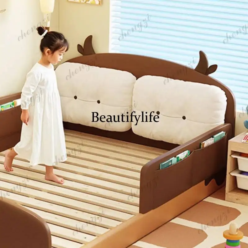 PPP White Simple Kids Beds Expandable Normal Luxuce Single Modern Girls Kids Bed Style Design Custom