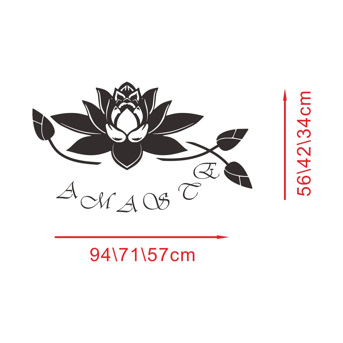 

Must-Have Car & Wall Decal! Zen Namaste Lotus Flower Design - Aesthetic Decor for Meditation, Yoga, Homes & Vehicles