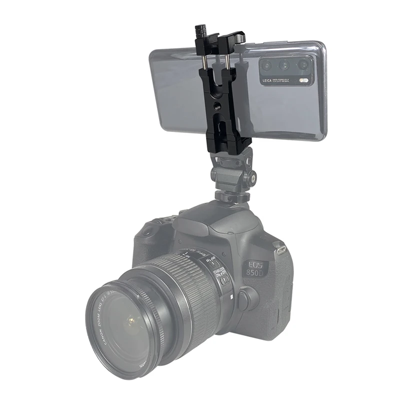 U كليب حامل هاتف قوة البنك حامل للتمديد 62-87 مللي متر المشبك الحذاء البارد جبل 1/4 "ARRI آيفون قفص كاميرا ترايبود قوس