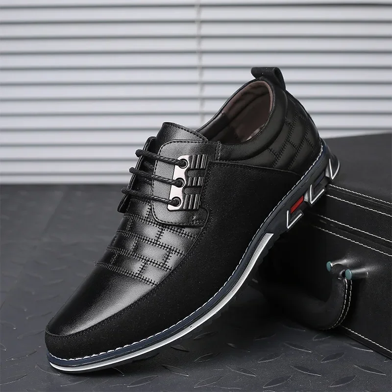 Lässige Lederschuhe für Männer Trend Männer Business Schuhe Büro Komfort Arbeits schuhe Mann Slipper große Größe 38-50 Tenis Masculino