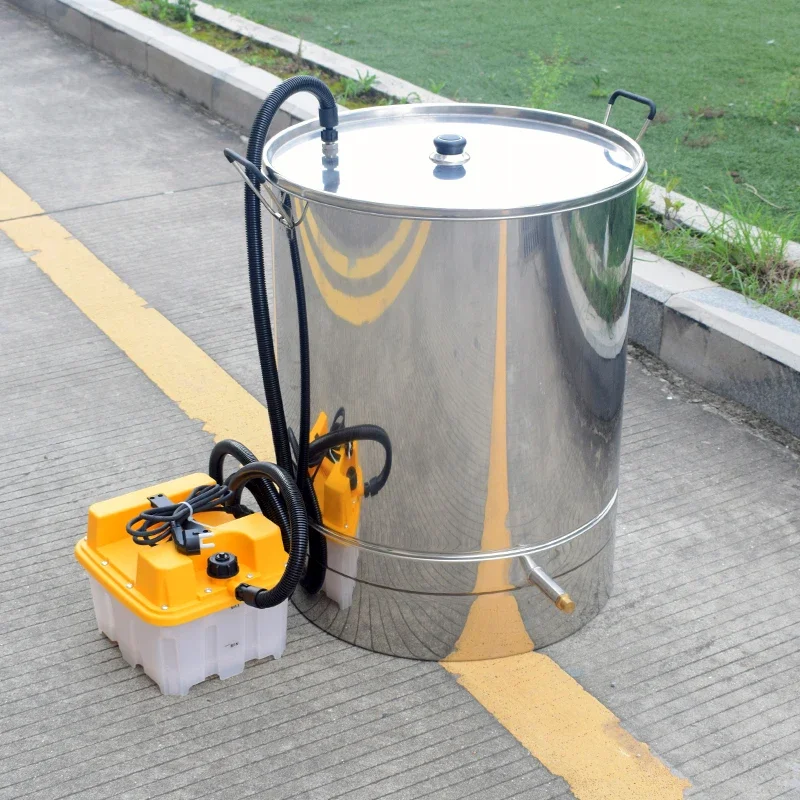 Stainless Steel Wax Melting Pail with Water Vapor Heating