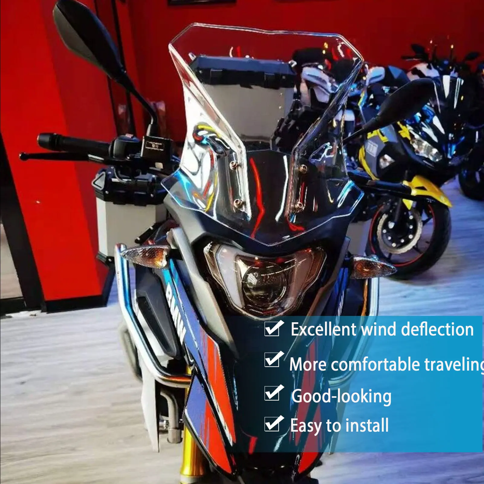 

Лобовое стекло для G310GS для BMW G310 GS 2017-2024 2022 G 310GS, ветрозащитный экран, аксессуары для мотоциклов, воздушные дефлекторы