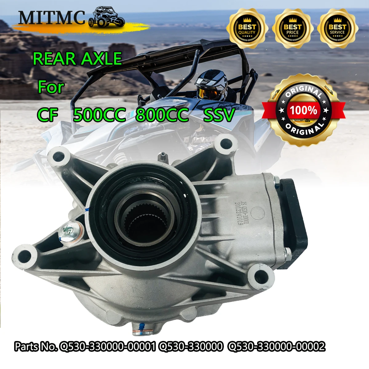 Original REAR AXLE DIFFERENTIAL  For CF 500 800 SSV  Zforce 500  800 Q530-330000-00001 Q530-330000  Q530-330000-00002