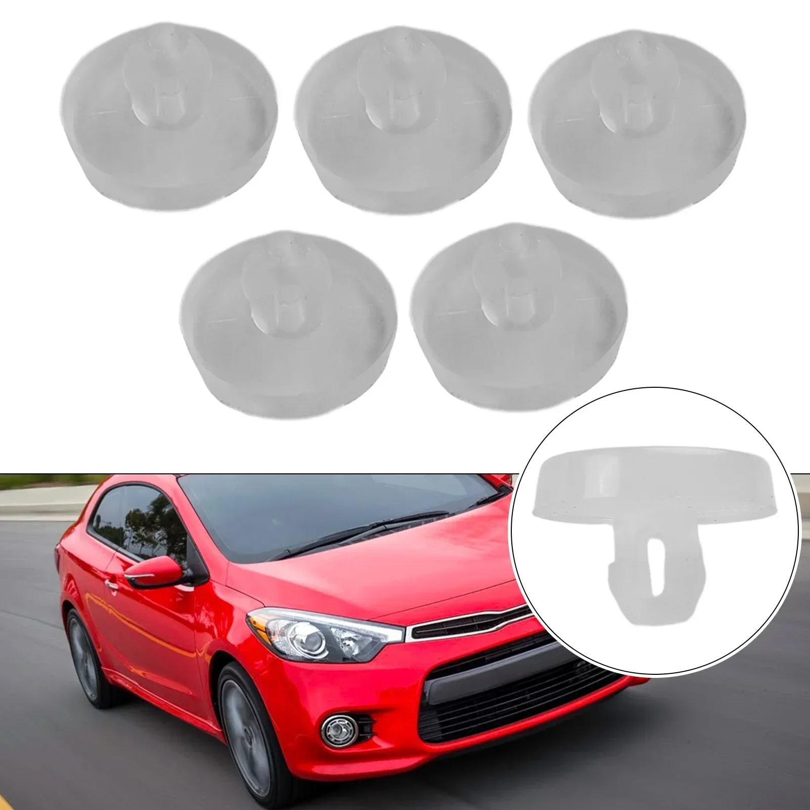 Auto Parts Switch Buffer Pad 32876-36000 5 Pieces Dustproof Rubber Waterproof For Hyundai High Quality Good Effect