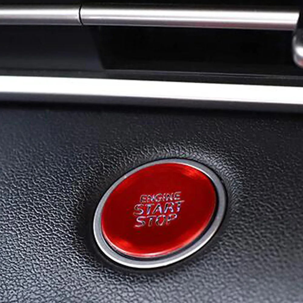 For Hyundai Elantra Avante 2021 2022 2023 Car Engine Start One Click Push Start Button Cover Trim Auto Interior Accessories