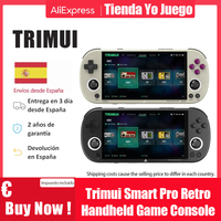 Trimui Smart Pro Retro Handheld Game ConsoleBluetooth-compatible Gaming System for Kids and Adults,4.96 inch large screen
