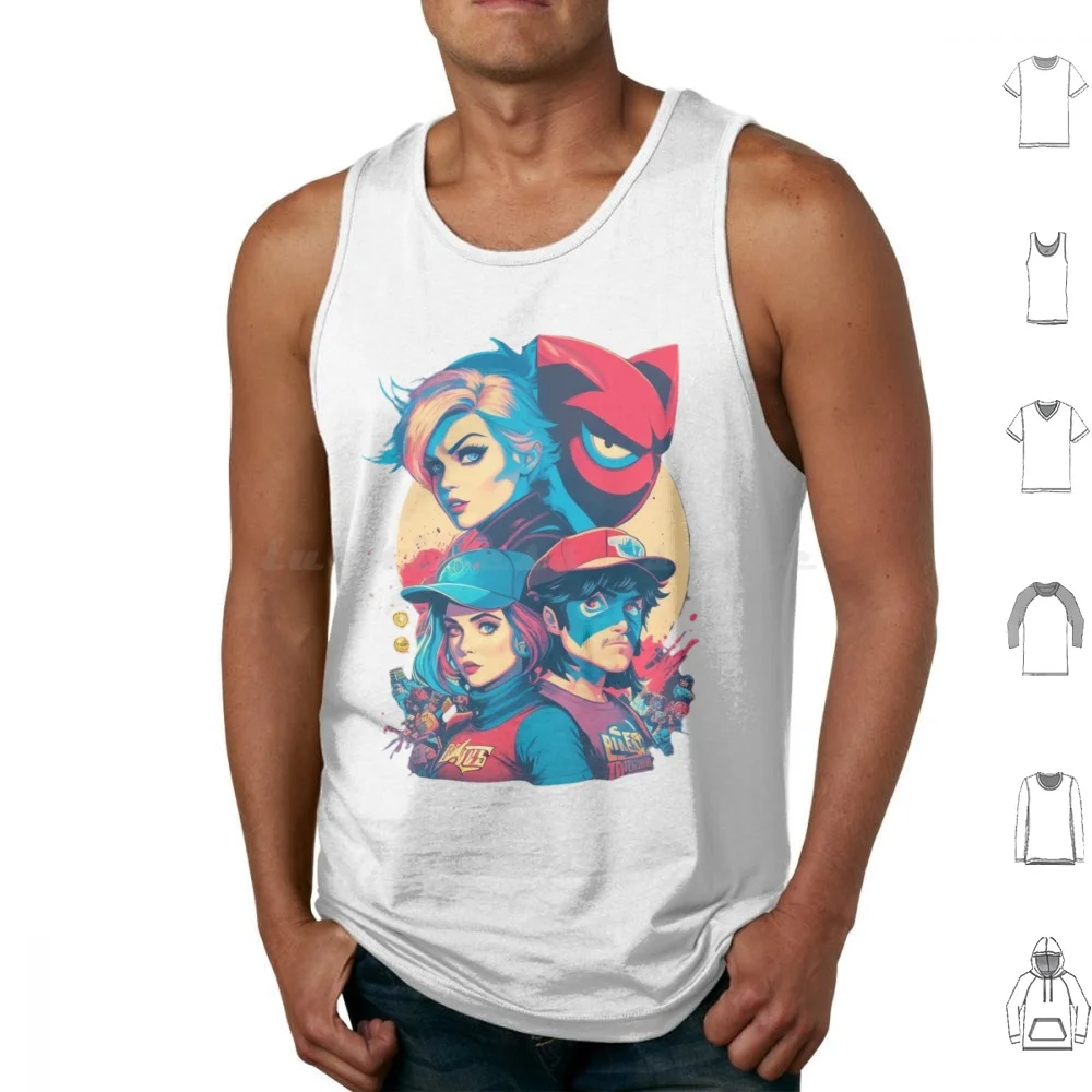 Characters From Movies , Tv Shows , Or Video Games In A Creative Way. Tank Tops Print Cotton Threat Level Midnight The