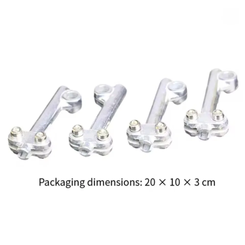 4PCS Lightweight, rust-resistant aluminium alloy mudguard struts – adjustable mudguard mounting brackets for road bikes