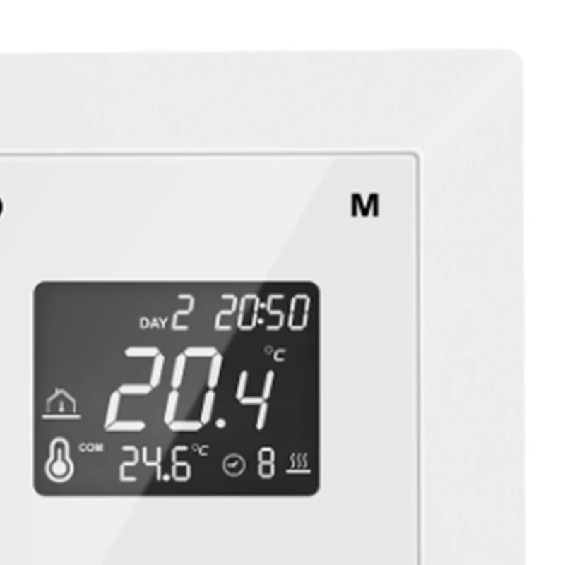 Smart Tuya WIFI Temperature Controller LED Screen AC 220V 16A for Electric Underfloor Heating Thermostat-DT30