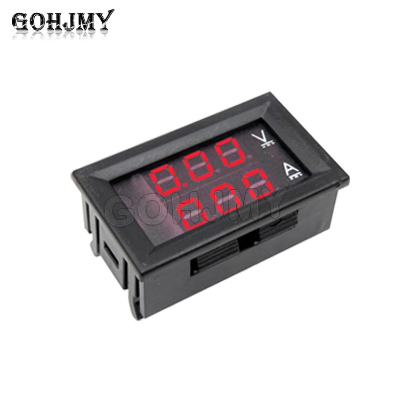 0.56 DC 0-100V 10A LED Digital Voltmeter Ammeter Car Motocycle Voltage Current Meter Volt Detector Tester Monitor Panel