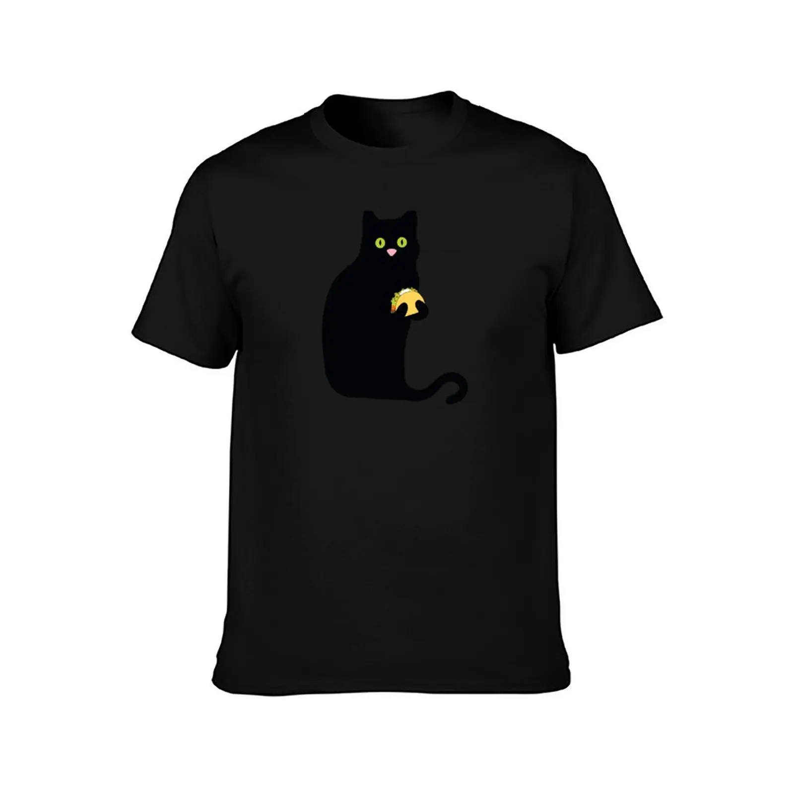 Taco bout awesome! Taco kitty loves tacos. T-Shirt Breathable Workout Short Sleeve Top T-Shirt