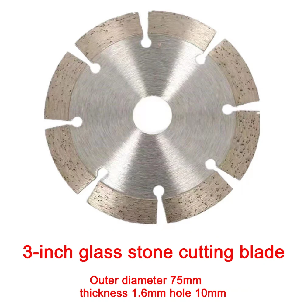 3-inch Metal Saw Blade Angle Grinder Special Cutting Blad Outer Diameter 75mm Inner Hole 10mm Saw Blade Stone Polishing Blade