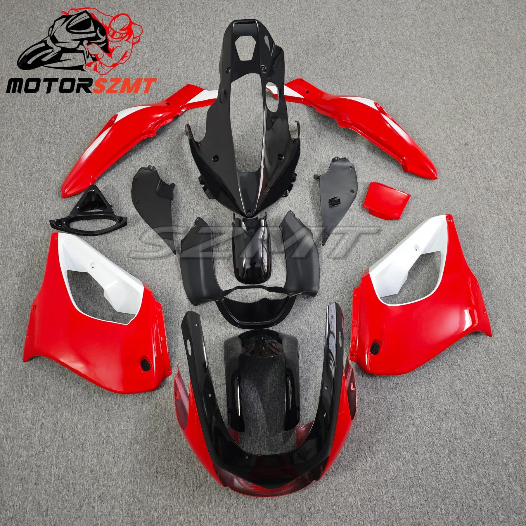 For Yamaha Thunderace YZF1000R 1997-2007 Gloss Black Grey Fairing Kit Smooth Surface Motorbike Body Panel Visual Upgrade