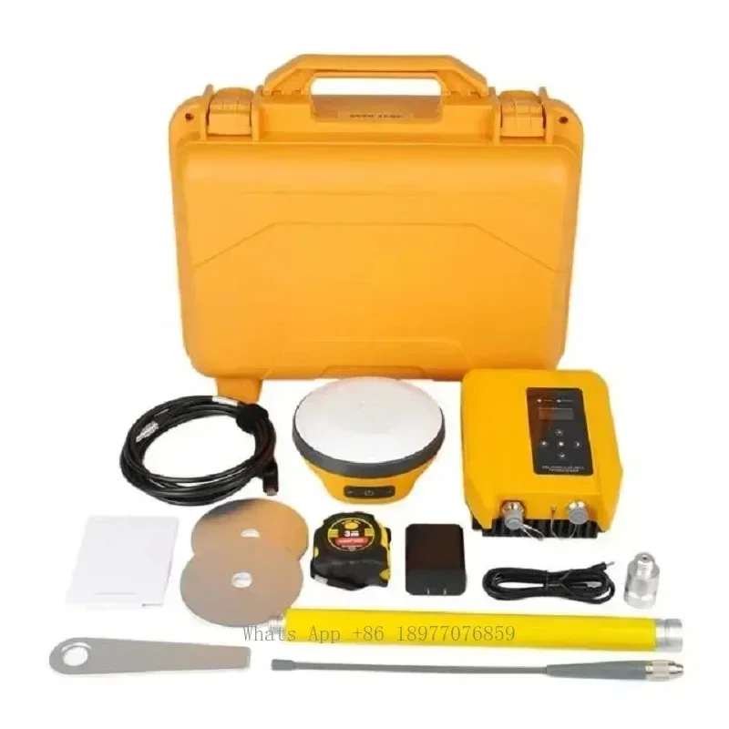 

Hi-Target V200 Base And Mobile Station, Combinatio Dual-band GNSS GPS RTK Measuring Instrument, New-generation IMU