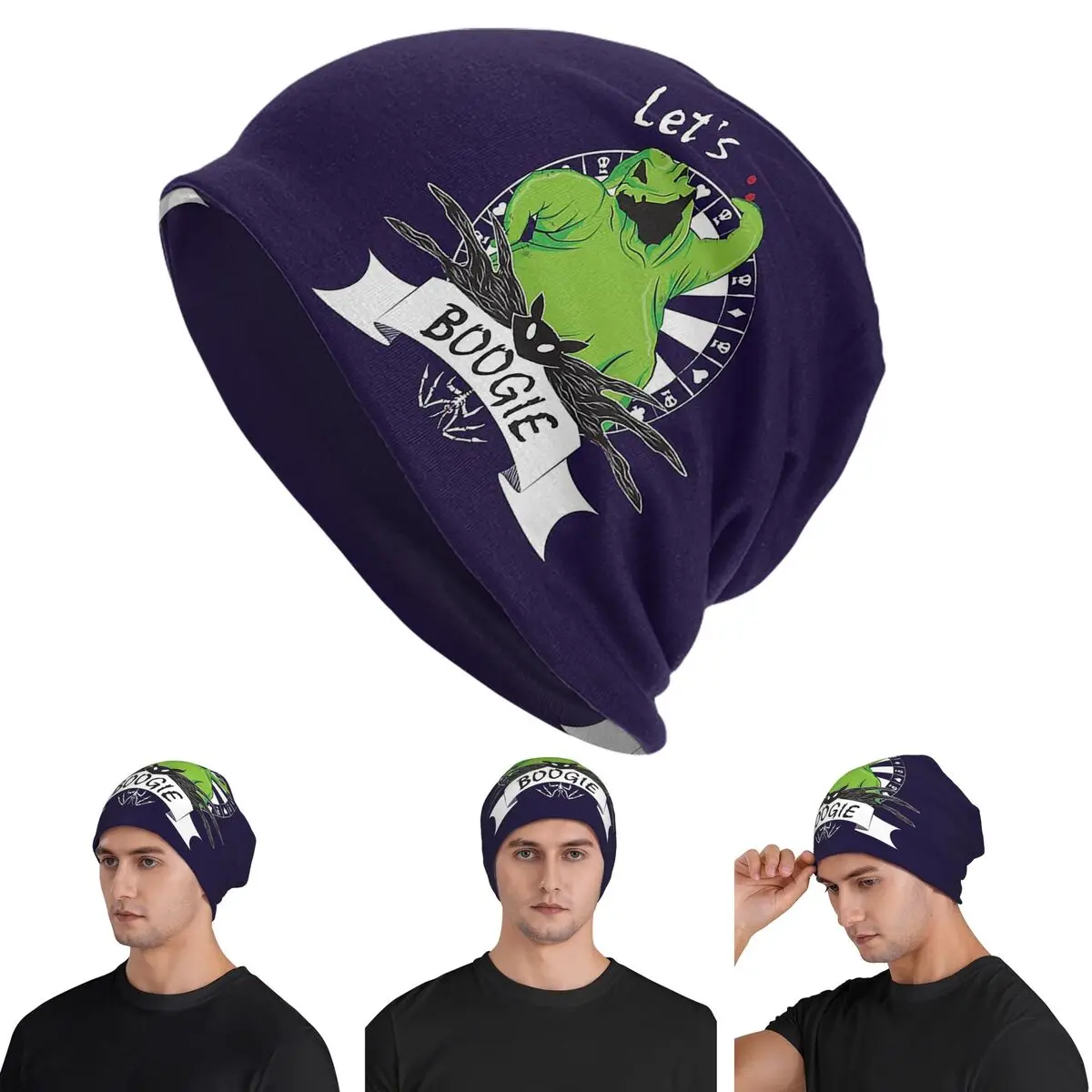 

Oogie Boogie Skullies шапки шапки теплая осенне-зимняя уличная шапка вязаная шапка для мужчин женщин взрослых