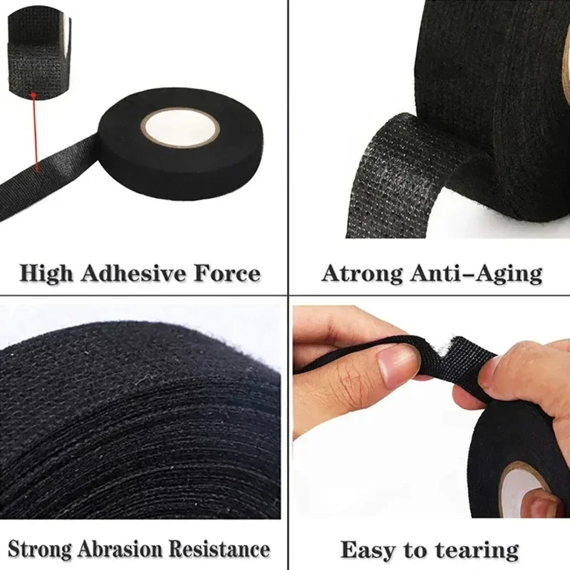 Ruban Adhésif Résistant à la Chaleur, pour Câble Automobile, SFP, 15m, 9/32mm