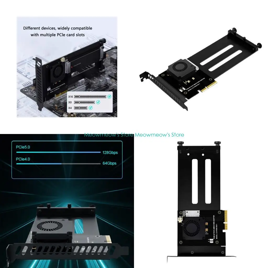 

W91A PCIE Gen5.0 4X To U.3 SFF-TA-1001 Hard Drive Adapter Card Replacement