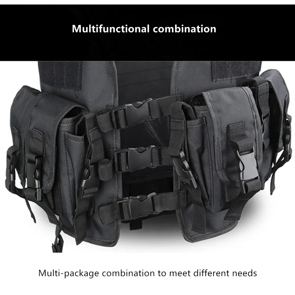 High Quality Army Jacket Hunting Safety Tactical Vest Clothing Uniform Armored Security Protection Water Bag Men Protective Suit