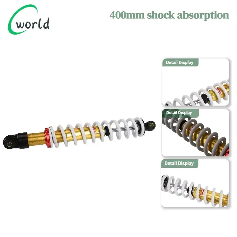 

Durable 40cm Rear Shock Absorber Compatible with ATV Four Wheel UTV and Buggy - Reliable Suspension Replacement Part Go Kart