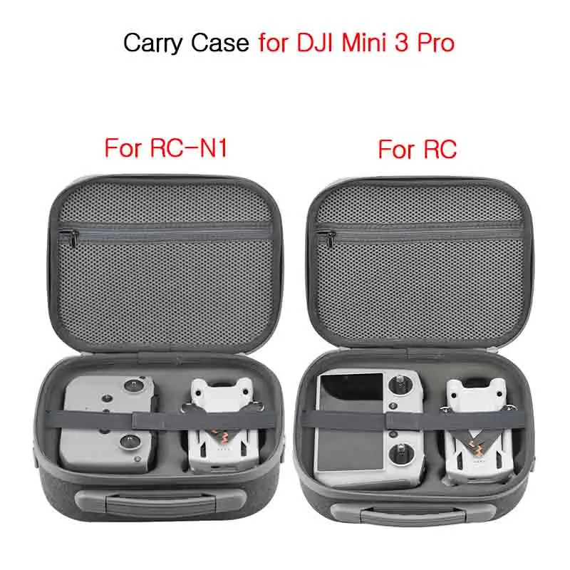 Per DJI Mini 3 Pro Storage Bag custodia per il trasporto telecomando batteria Drone Body Handbag per DJI Mini 3 Pro accessorio grigio