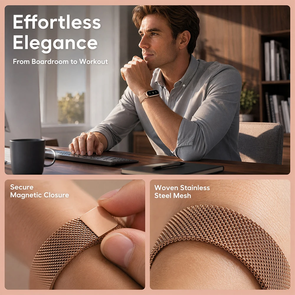 Pasek do zegarka Milanese do F – Mesh Strap Metal recenzja i cena