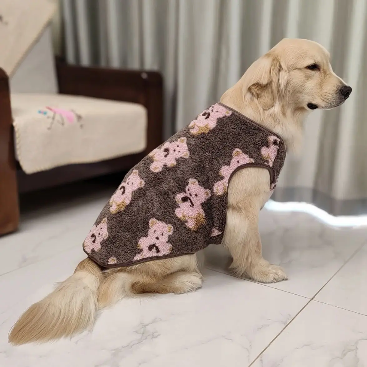 

Dog Clothes for Large Dogs in Winter Plus Fat and Thickening, Non-stick Plus Plus Velvet, Medium-sized Dogs, Corgi Pet Street