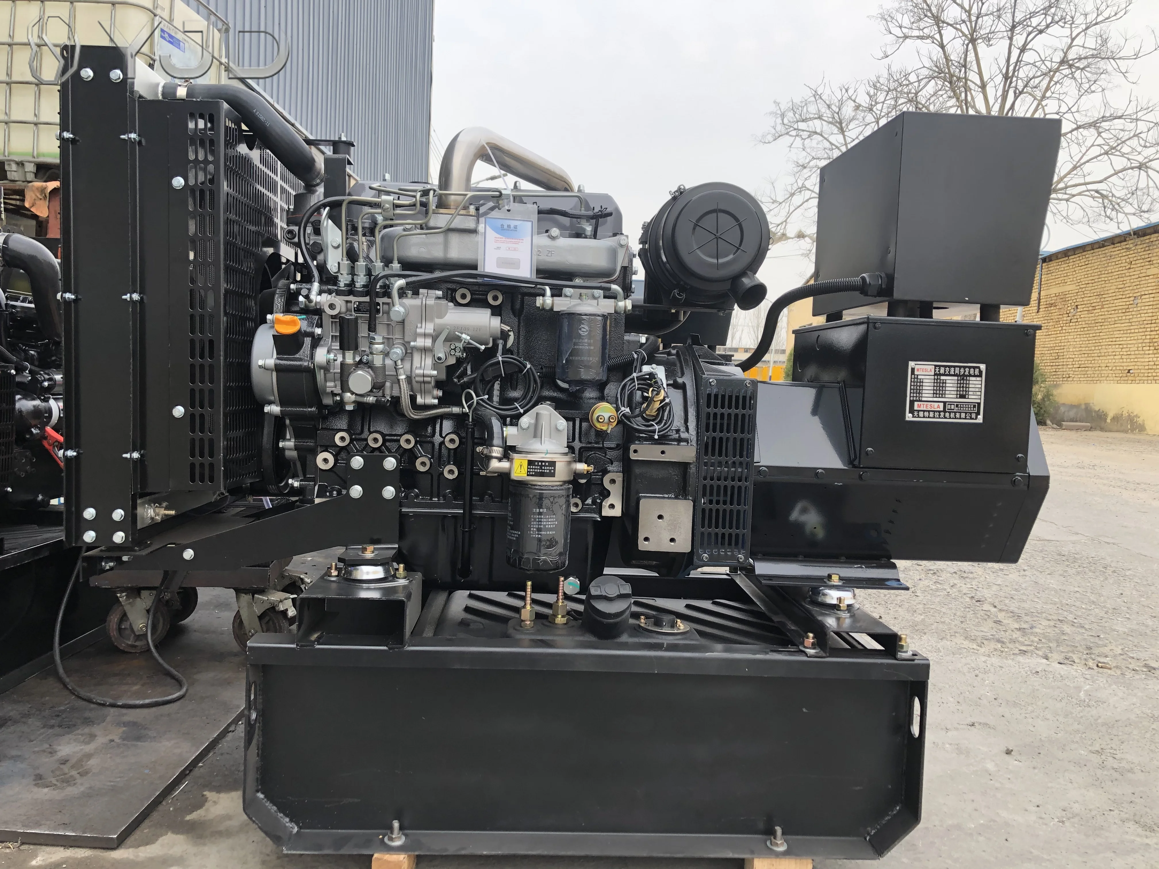 Open Frame Type Diesel Generator Set Hot Sale 50/60HZ With ATS 30KVA 50KVA SDEC Engine Brand Genset Single/Three Phase for Home