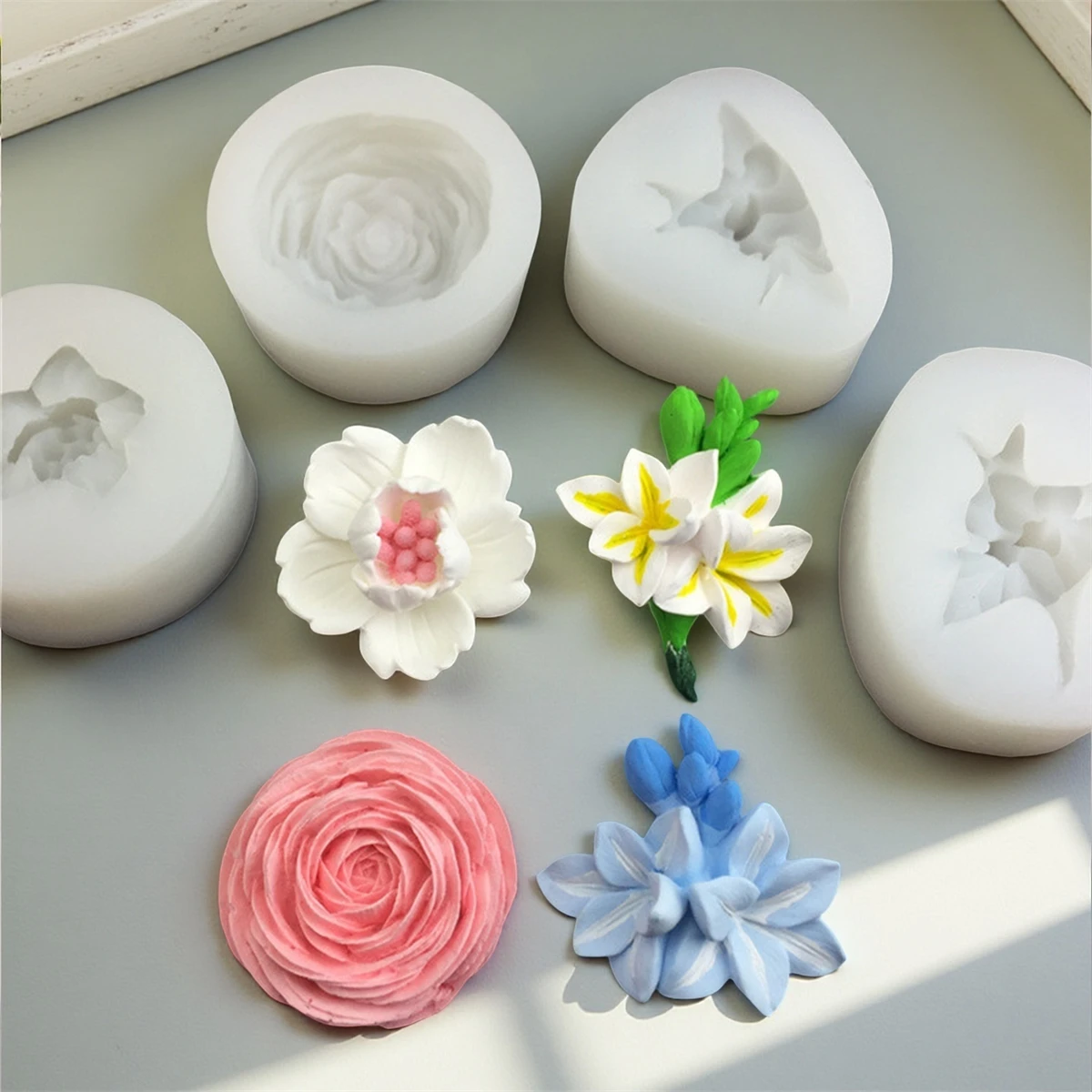 Molde de silicona de flor de R - Soap Making Additives reseña y precio
