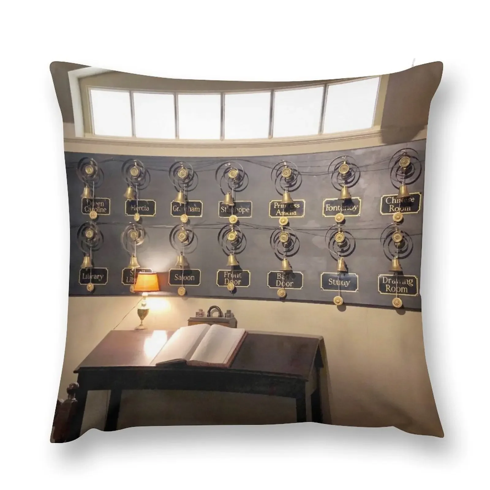 

Downton Abbey Bell System in the Servant's Quarters Throw Pillow Cushions For Decorative Sofa Luxury Pillow Case pillow