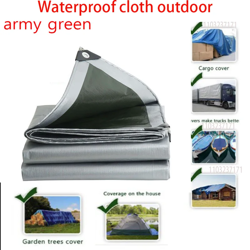 

Tarpaulin Garden Cover Waterproof Awning Awning Canvas Oil Cloth Waterproof Canopy for Garden Plants, 0.32mm, Made of Polyethyle