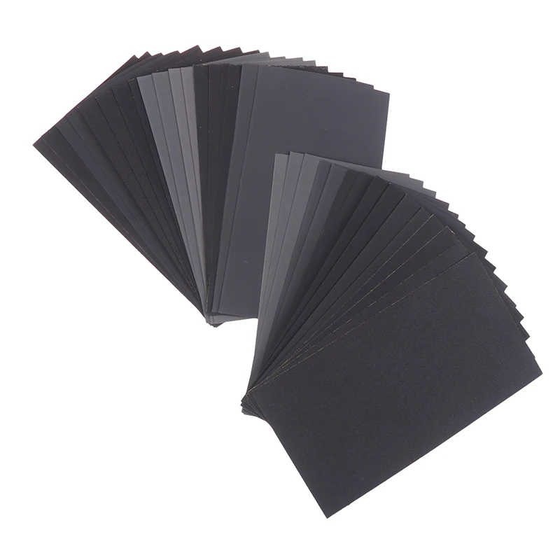 

New 15/18Pcs Mixed Grit Wet Dry Sandpaper Kit Dual Use Abrasive Paper 400 To 3000 Grit For Polishing Grinding Hand Tools