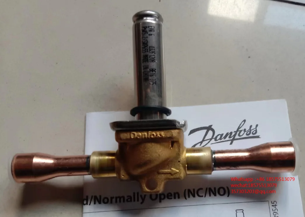 ل Danfoss EVR6 032F1209 الملف اللولبي صمام 1/2In ODFx1/2in ODF جديد 1 قطعة