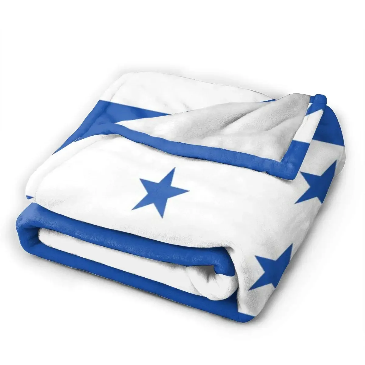 Honduras Flag Sherpa Blanket Comfy Bed Blanket for Family Festival Gifts, Cozy Flannel Throw Blankets Durable Warm Sofa Blanket