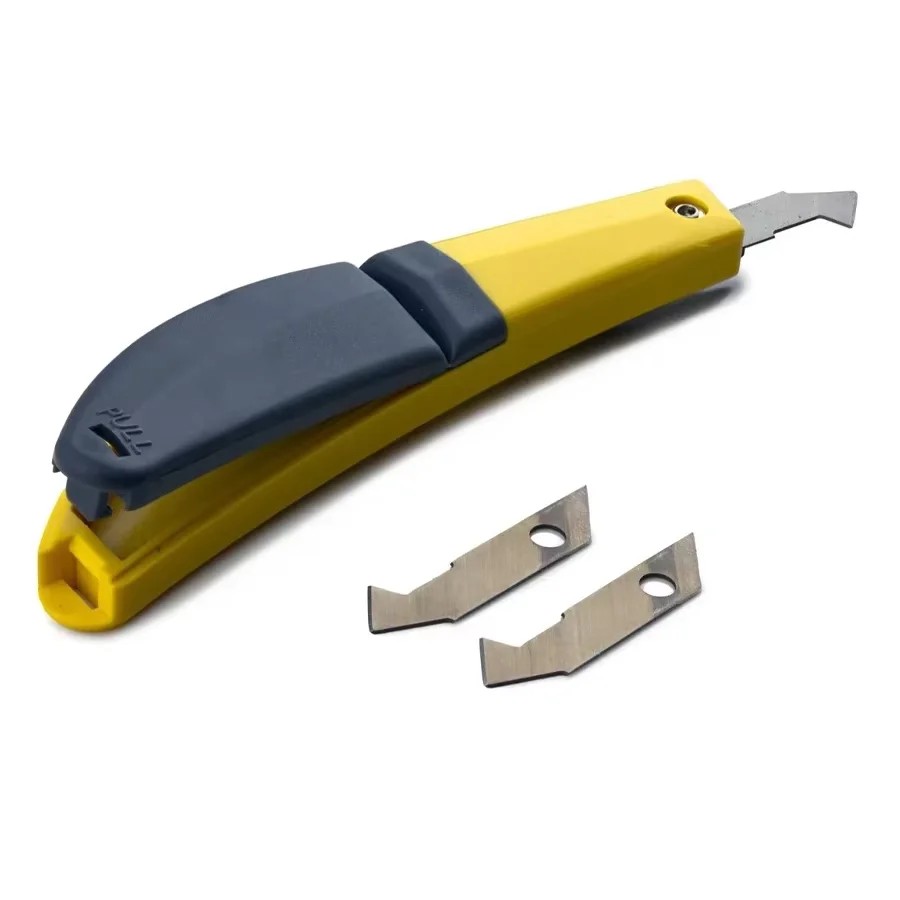 

TAJIMA 1101-0018 Hook Knife with 2 Replacement Blades Telescopic Knife Cutting Tool Mini Knife Box Opener Cutting Tool LC701B