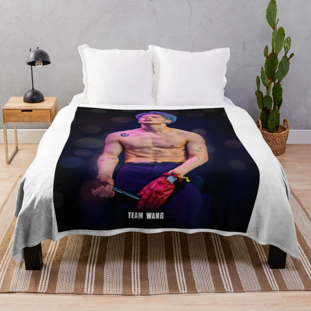 

jackson wang Throw Blanket