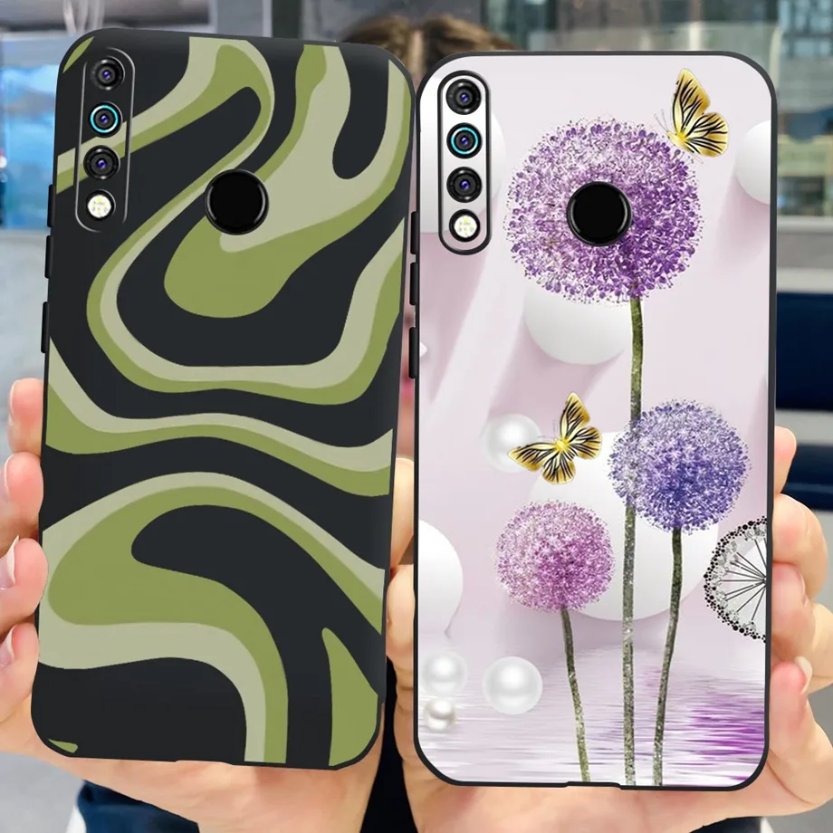 

For Tecno Spark 4 KC8 Case Cover For Tecno Camon 12 CC7S Soft Silicone Back Phone Shell For Tecno Spark4 Camon12 Funda Coques