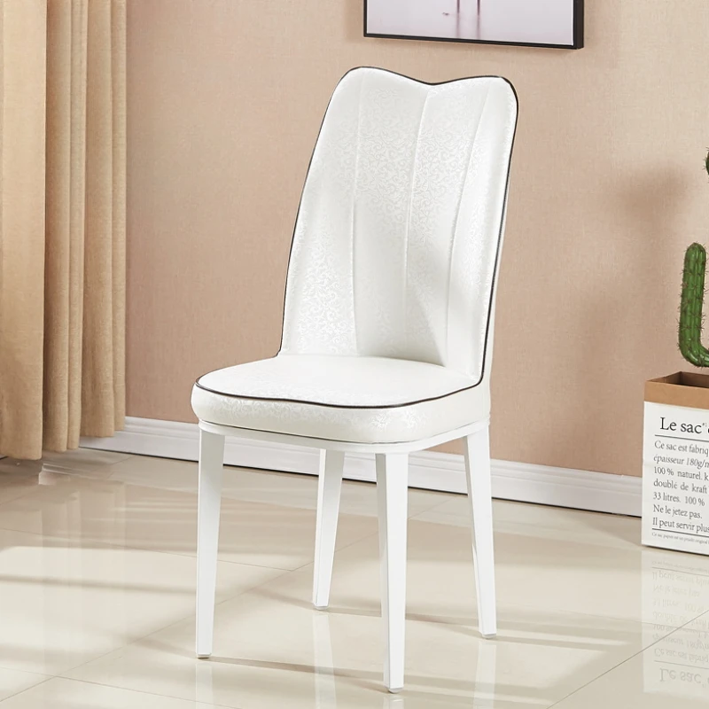 

White Eaiting Dining Chairs Modern Armless Simple Elegant Nordic Dining Chairs Ergonomic Design Chaise Salle A Manger Furniture