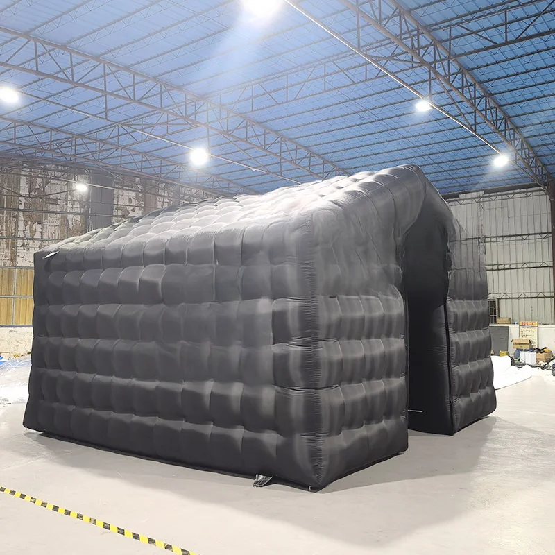 Inflatable Cube Tent With Led Lights For Outdoor Large Event/night Club