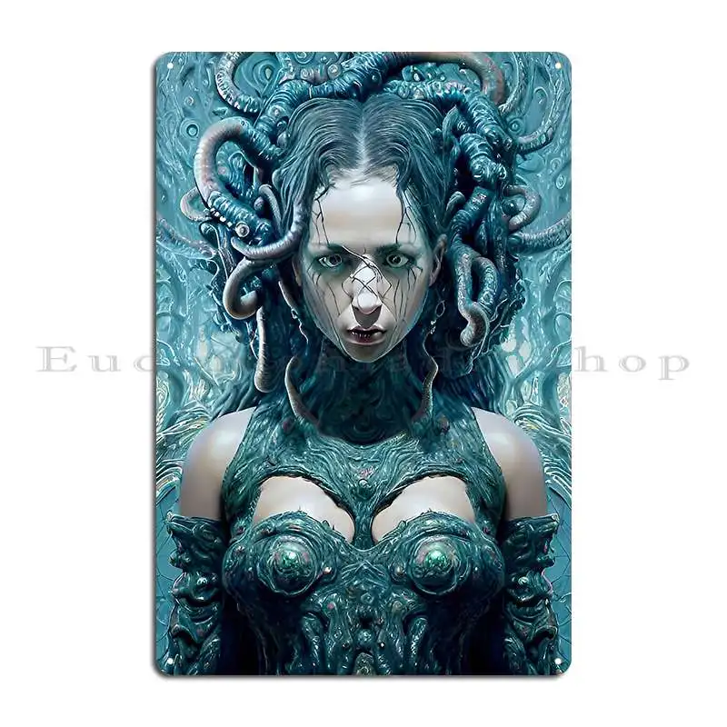 A Scene Of The Lands Of The Elder Gods Leaking Metal Plaque Custom Club Bar Designing Classic Bar Cave Tin Sign Poster