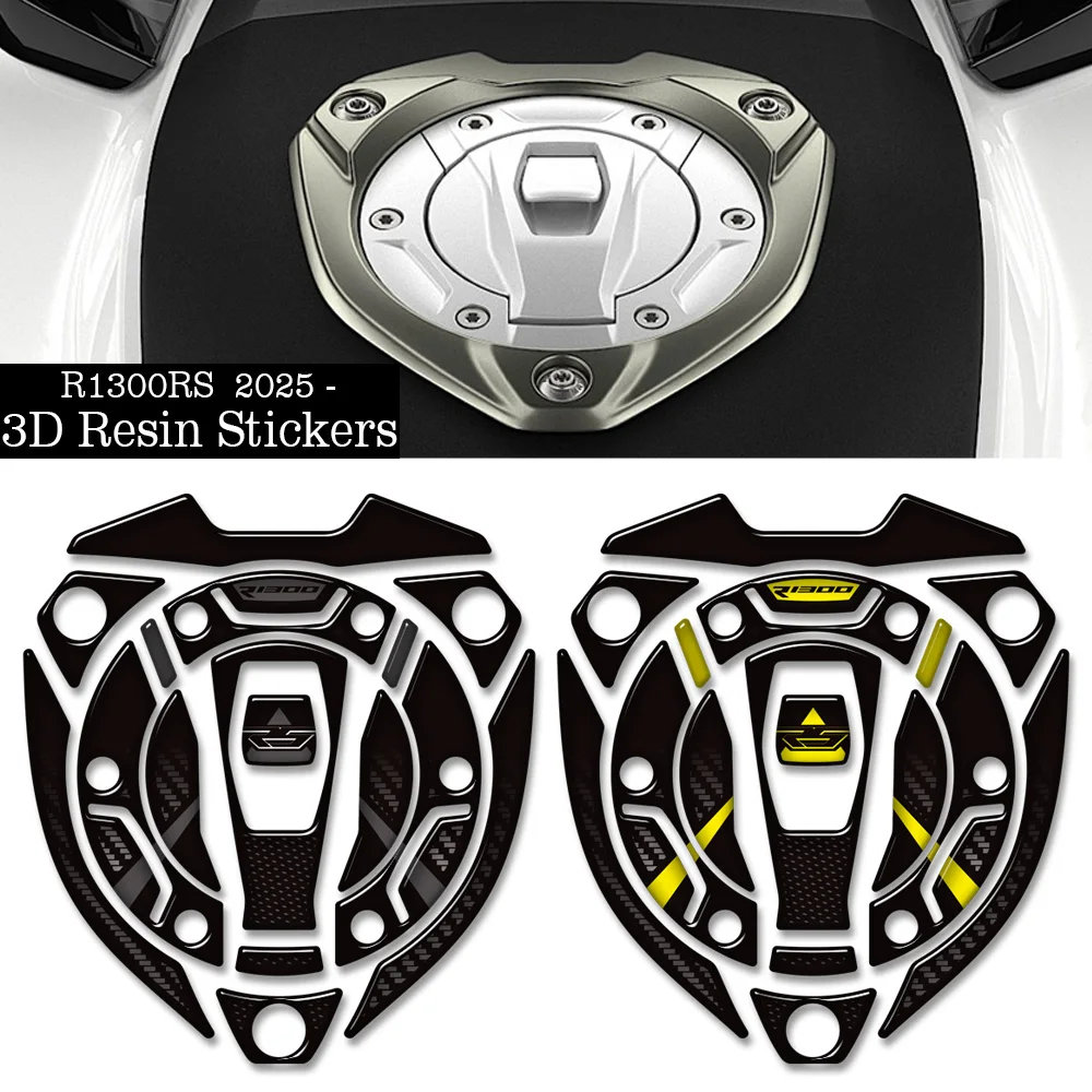 

Мотоциклетные наклейки для R1300RS R 1300 RS R1300, накладка на бак, крышка бака, ручки для газового топлива, 3D-наклейки из смолы, защита колена 2025 2026